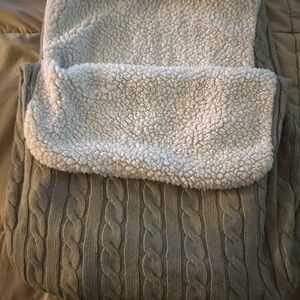 Gray swaddle blanket